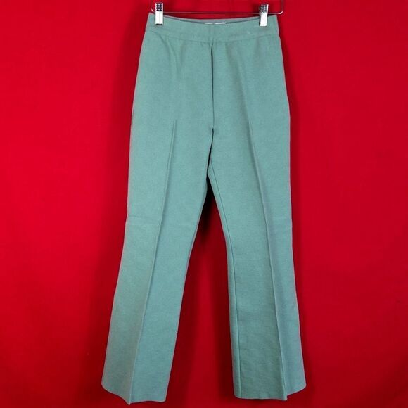 HIGH SPORT Kick Pant Flare Crop Sage Green Womens Size Small - Picture 2 of 10